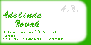 adelinda novak business card
